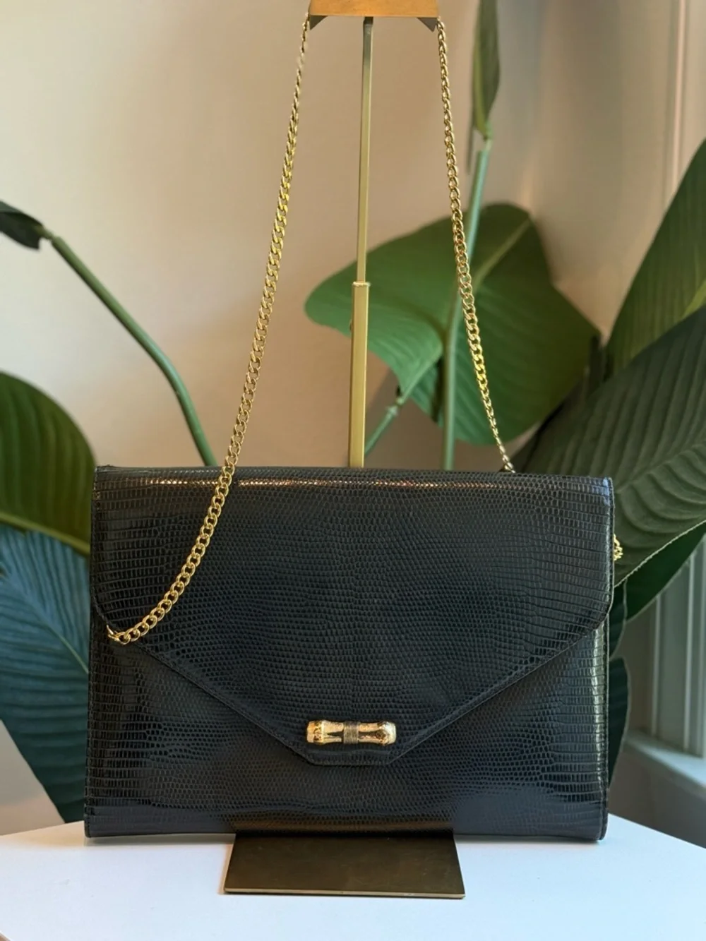 Gucci ‘Exotic Vintage Envelope Clutch/Shoulder Bag’